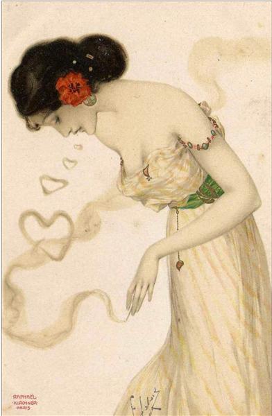 Smoking Women, 1904 - Рафаэль Кирхнер
