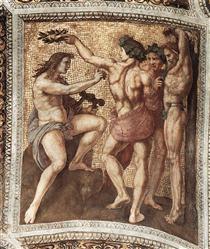 Apollo and Marsyas, from the 'Stanza della Segnatura' - 拉斐爾