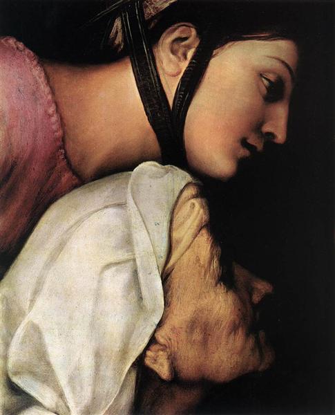 Madonna of the Cloth (detail), 1514 - Rafael