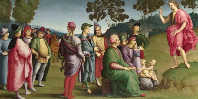 Saint John the Baptist Preaching, 1505 - Raphael