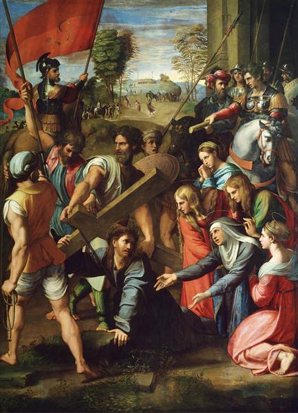 The Fall on the Road to Calvary, 1517 - Raphael