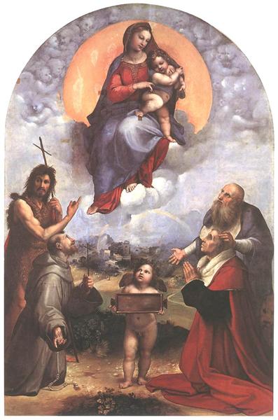 The Madonna of Foligno, c.1511 - 1512 - Raphael