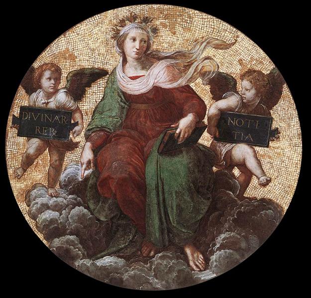 Theology, from the 'Stanza della Segnatura', 1509 - 1511 - Raffael