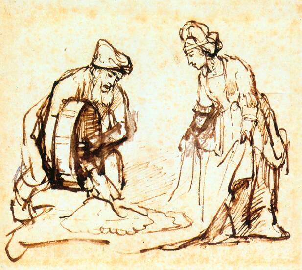 Boazcast, c.1645 - Rembrandt