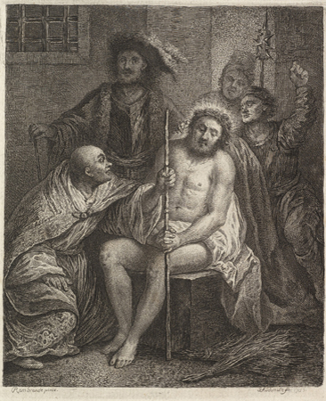 Христос увінчаний терновим вінцем - Рембрандт