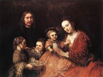 Family Group - Rembrandt van Rijn