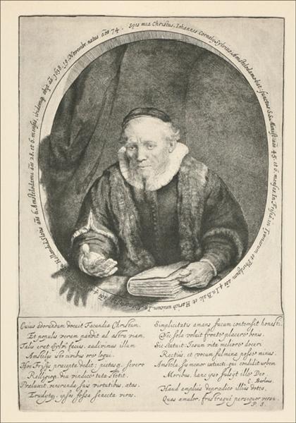 Jan Cornelis Sylvius, 1646 - Рембрандт