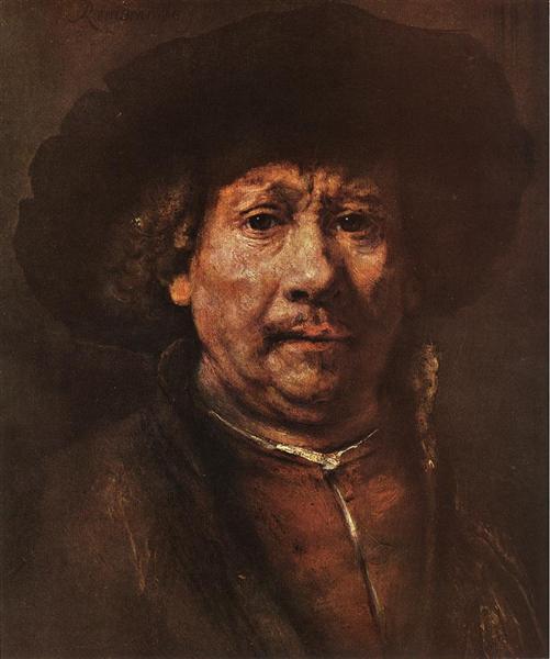 Little Self-portrait, 1656 - 1658 - Рембрандт