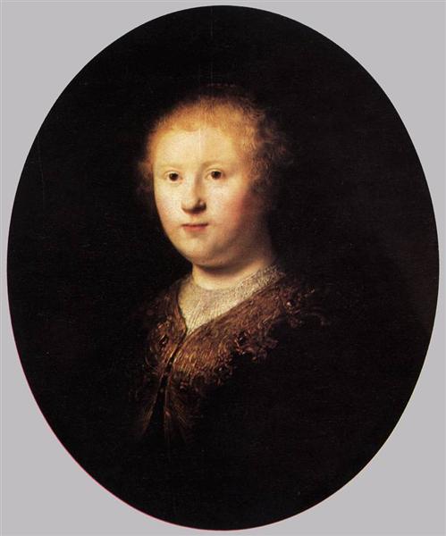 Portrait of a Young Woman, 1632 - Рембрандт