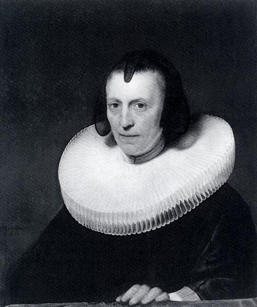 Portrait Of Alijdt Adriaensdr, 1639 - 林布蘭
