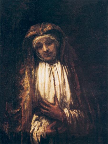 The Virgin of Sorrow, 1661 - Rembrandt van Rijn