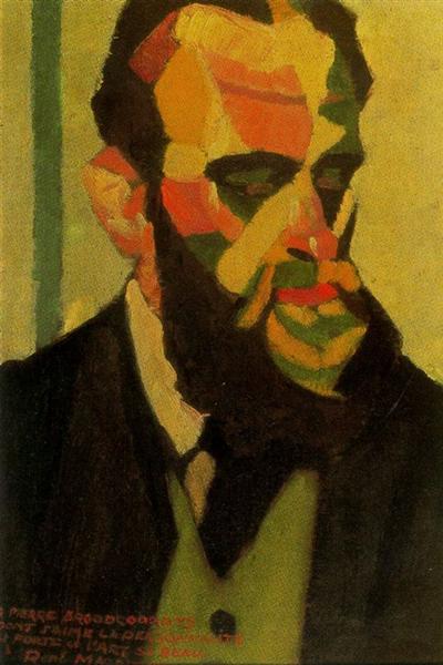 Portrait of Pierre Broodcoorens, 1921 - Рене Магритт