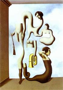 The Acrobat's Exercises - Rene Magritte