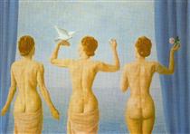 The break in the clouds (The calm) - Rene Magritte