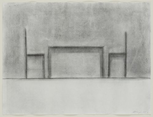 Table and Two Chairs, 1965 - Richard Artschwager
