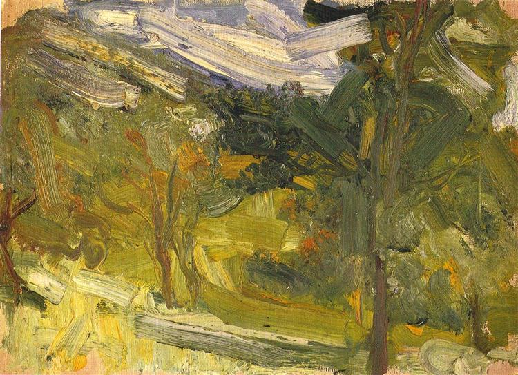 Landscape study, 1907 - Рихард Герстль