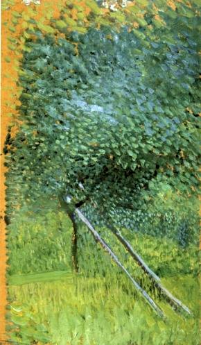 Tree with Ladder, 1907 - Рихард Герстль