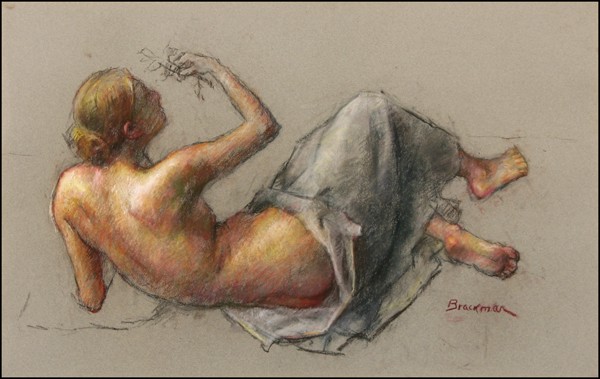 Reclining Nude Woman - Роберт Бракман