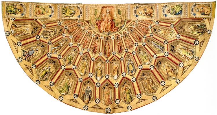 The Liturgical Vestments of the Order of the Golden Fleece - The Cope of the Virgin Mary, 1442 - Робер Кампен
