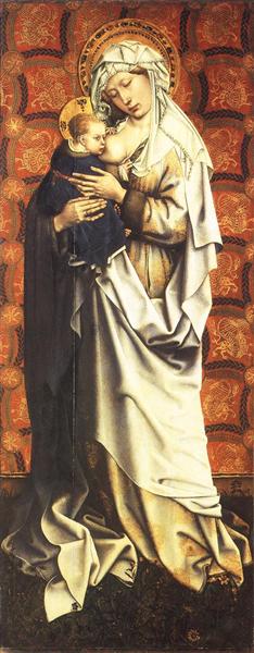 Virgin and Child, 1410 - Робер Кампен