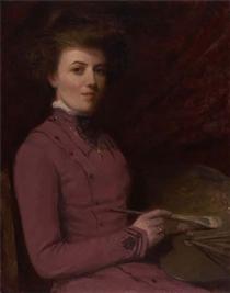 Portrait of Helen Galloway McNicoll - Роберт Харрис