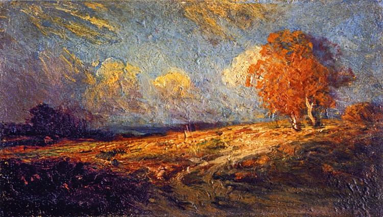 Sunlit Hillside, 1909 - Роберт Джулиан Ондердонк