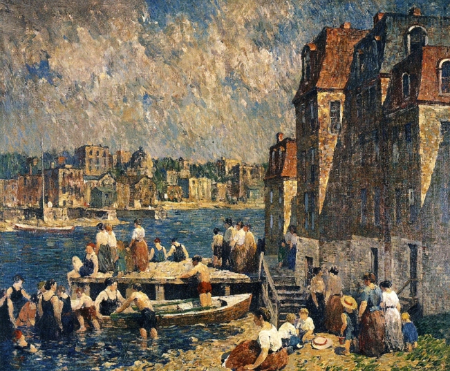 The Old Wood Lot, 1920 - Robert Spencer