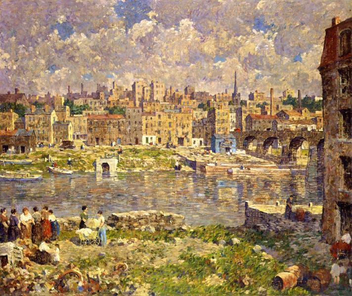 The Other Shore, 1923 - Robert Spencer