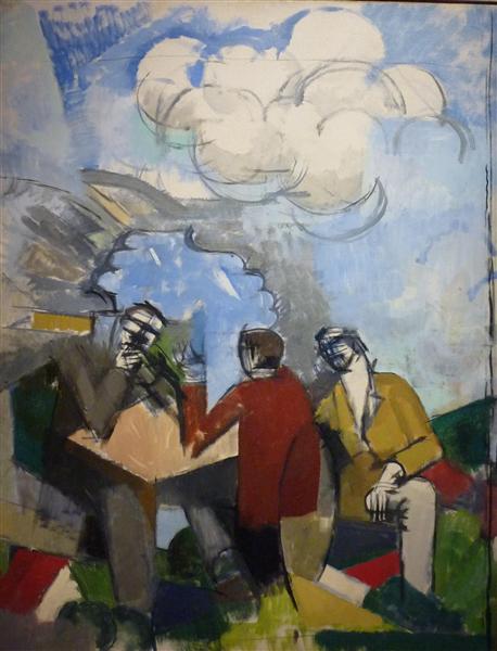 sketch for The Conquest of the Air, 1913 - Роже де ла Френе