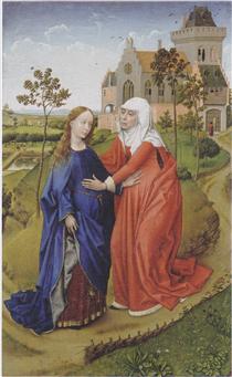 Встреча Марии и Елизаветы - Рогир ван дер Вейден