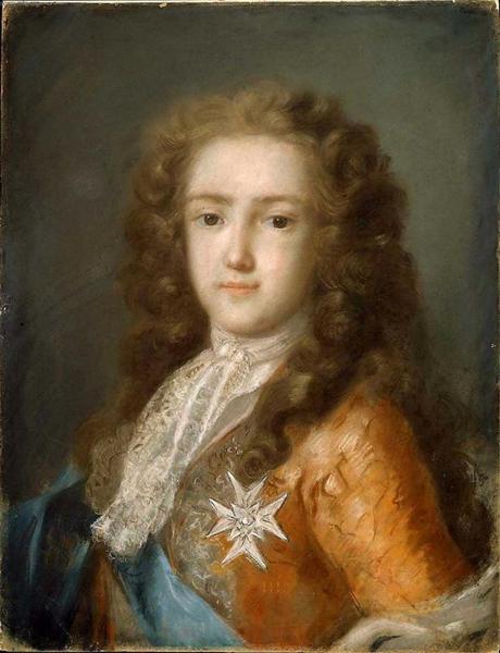 Portrait of Louis XV as Dauphin, 1720 - 1721 - Rosalba Carriera