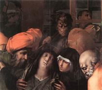 Deposition from the Cross (detail) - Rosso Fiorentino