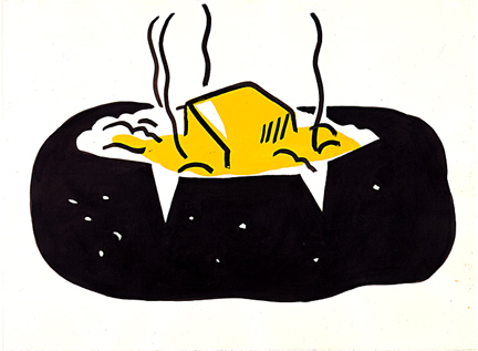 Baked potato, 1962 - Roy Lichtenstein