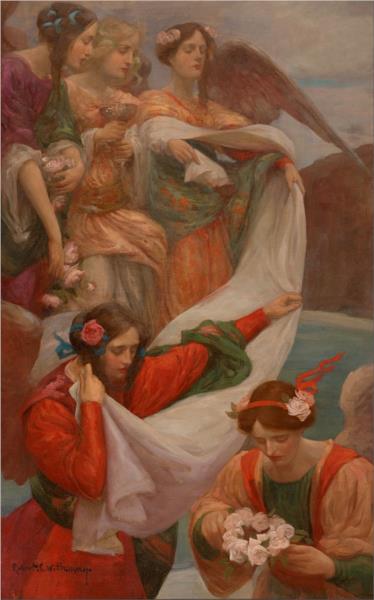 Angels Descending, 1897 - Rupert Bunny