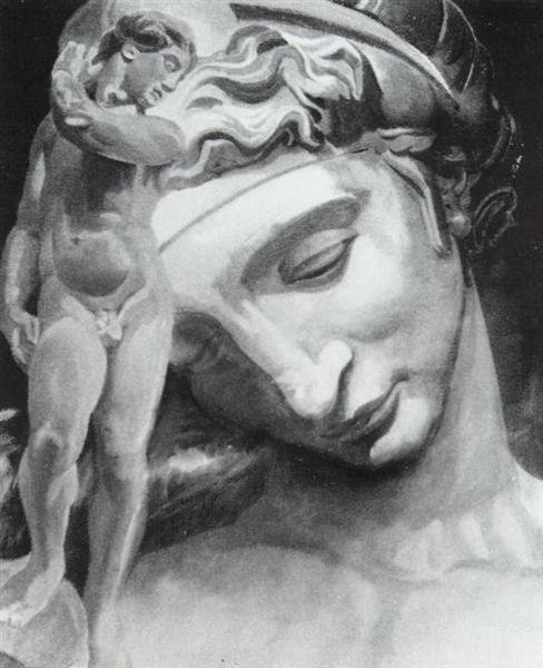 Classic Figure and Head (unfinished), 1981 - 1982 - Salvador Dali