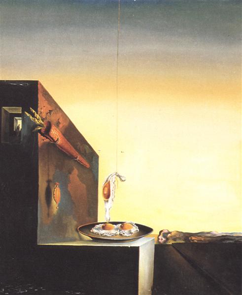 Eggs on Plate without the Flat, 1932 - Salvador Dali