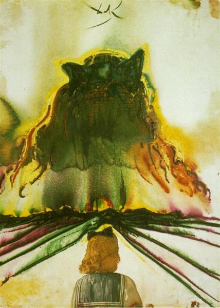 Gala's Dream (Dream of Paradise), c.1972 - Salvador Dali