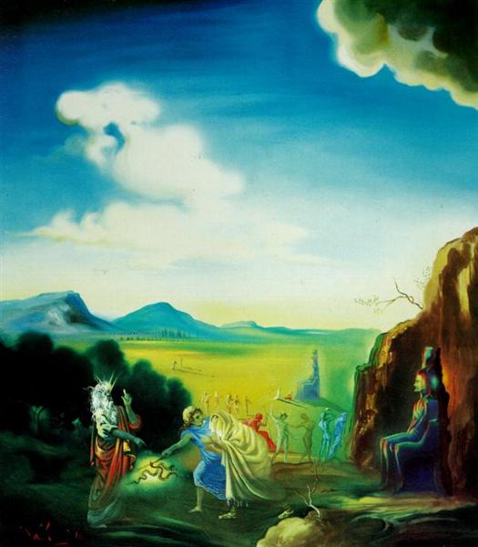 Moses and the Pharaoh, 1966 - Salvador Dalí