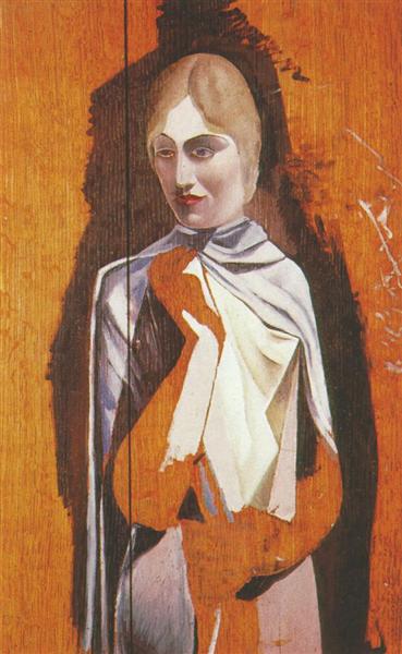 Portrait of a Woman, (unfinished), 1926 - Сальвадор Дали