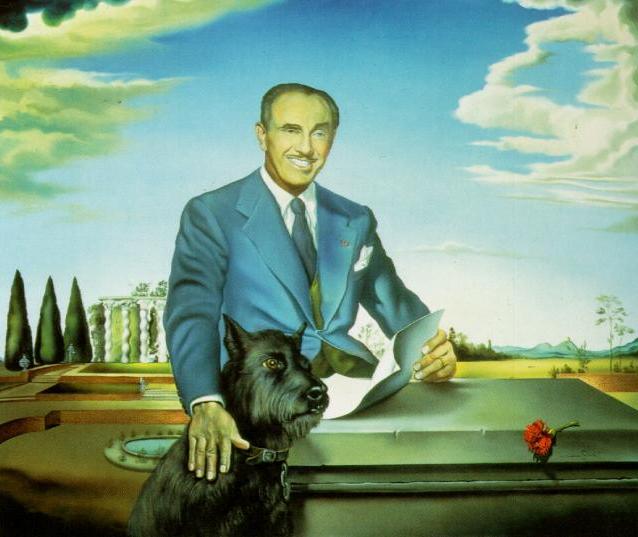 Portrait of Colonel Jack Warner, 1951 - Сальвадор Дали
