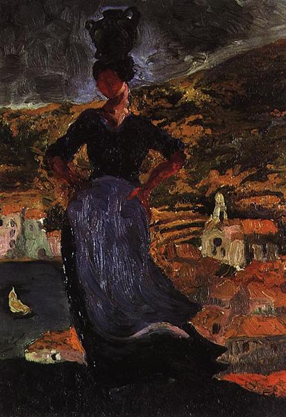 Portrait of Hortensia, 1918 - Salvador Dali