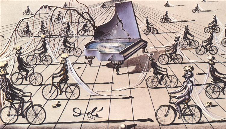 Study for Sentimental Colloquy, 1944 - Salvador Dalí