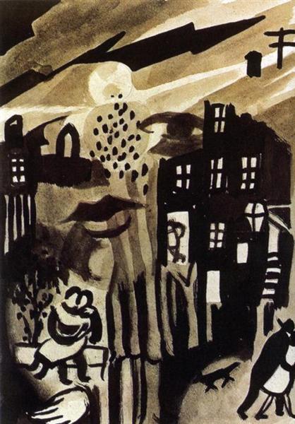 Summer Night, 1922 - Salvador Dali