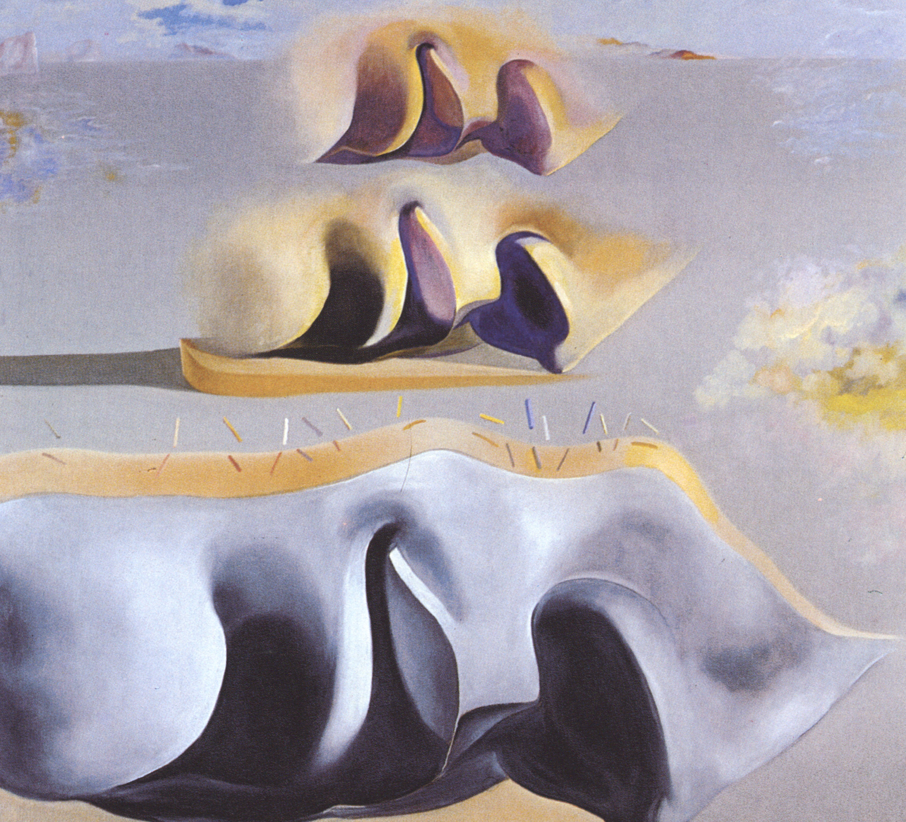 The Three Glorious Enigmas Of Gala Second Version Salvador Dali Wikiart Org