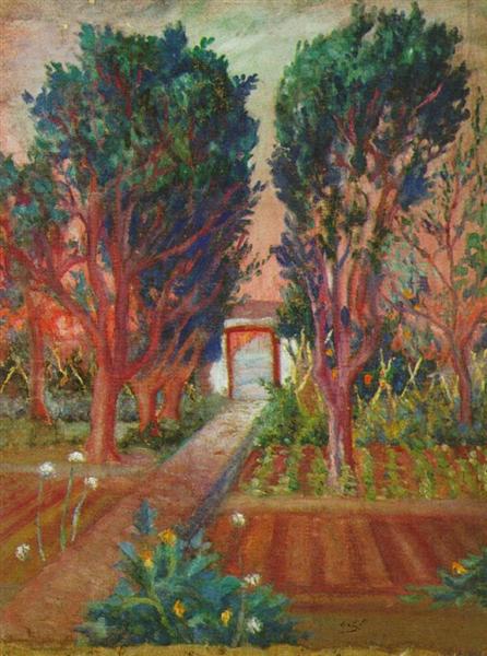 The Vegetable Garden of Llaner, 1920 - Salvador Dali