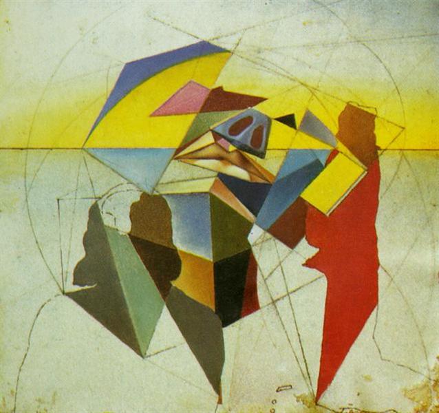 Untitled (Stereoscopic Painting), 1972 - Сальвадор Далі