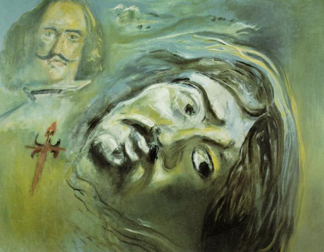 Velazquez and a Figure, 1982 - Сальвадор Далі