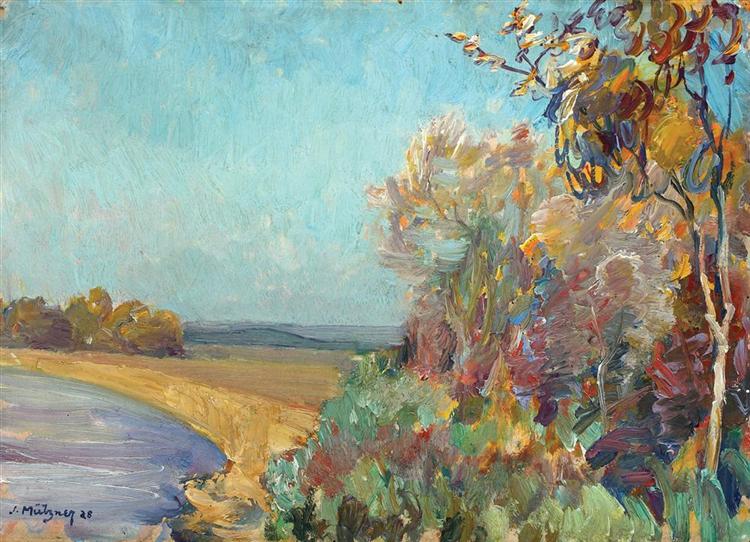 Peisaj de amiază, 1928 - Samuel Mutzner