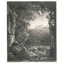 The Sleeping Shepherd - Early Morning - Samuel Palmer