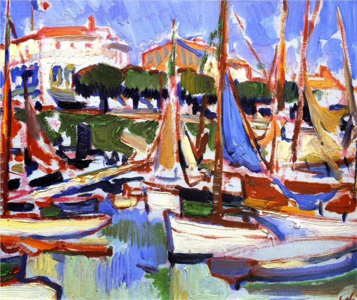 Boats at Royan, 1910 - Семюел Пепло